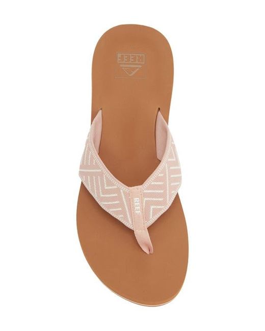 Reef Brown Spring Woven Strap Flip Flop