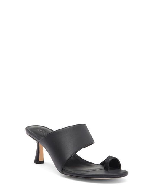 Nordstrom Rack Black Adria Flared Heel Sandal