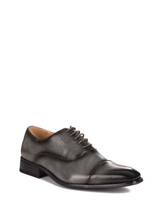 Gino Vitale Brown Cap Toe Oxford for men