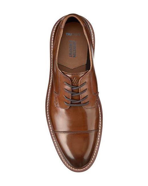 Johnston & Murphy Brown Hodges Cap Toe Oxford for men