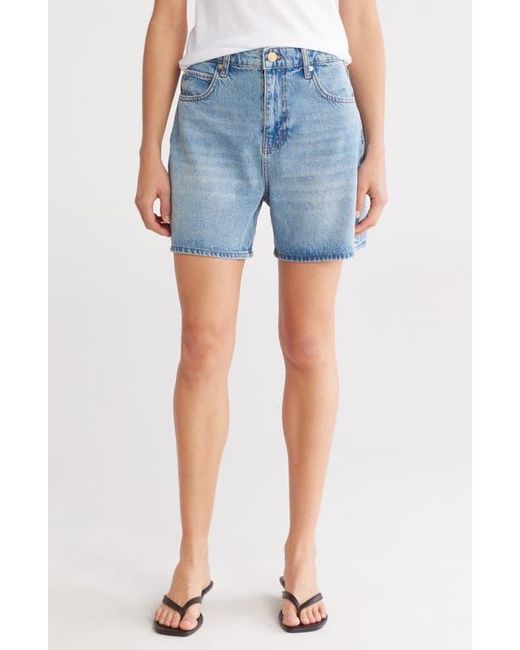 FRAME Blue The Easy Denim Shorts