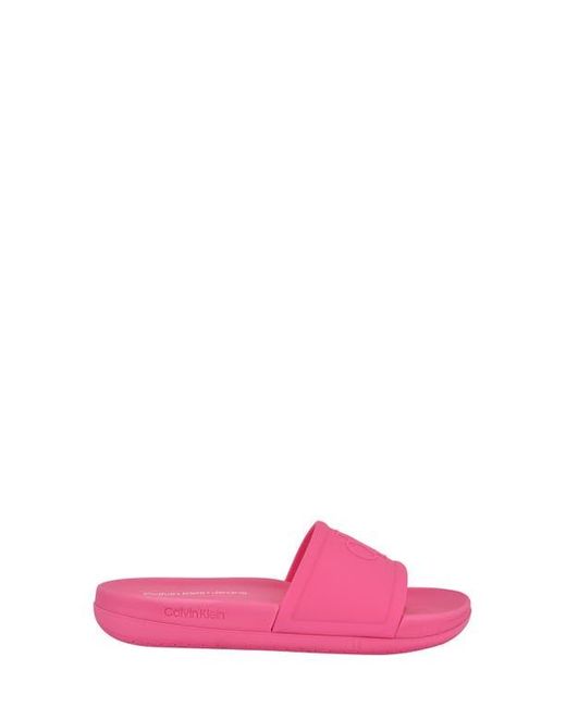 Calvin Klein Pink Barli Slide Sandal