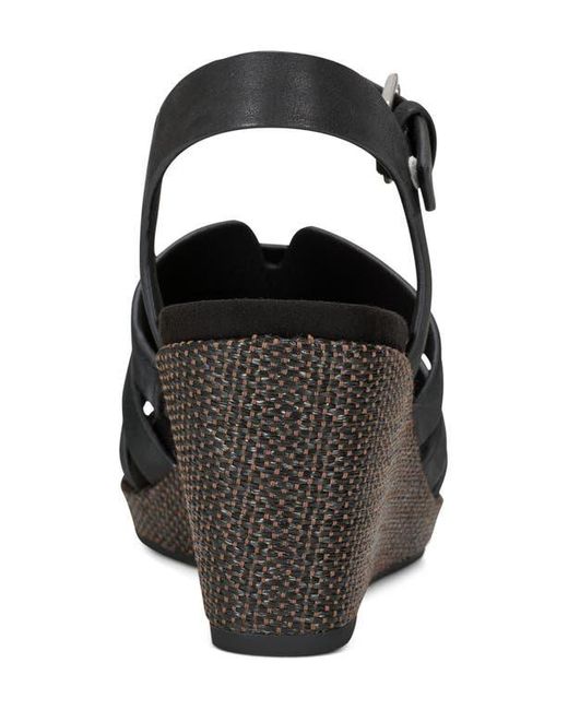 Rockport Black Bessa Platform Wedge Sandal