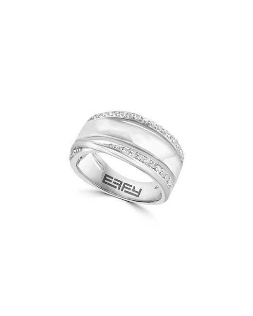 Effy White Zircon Ring