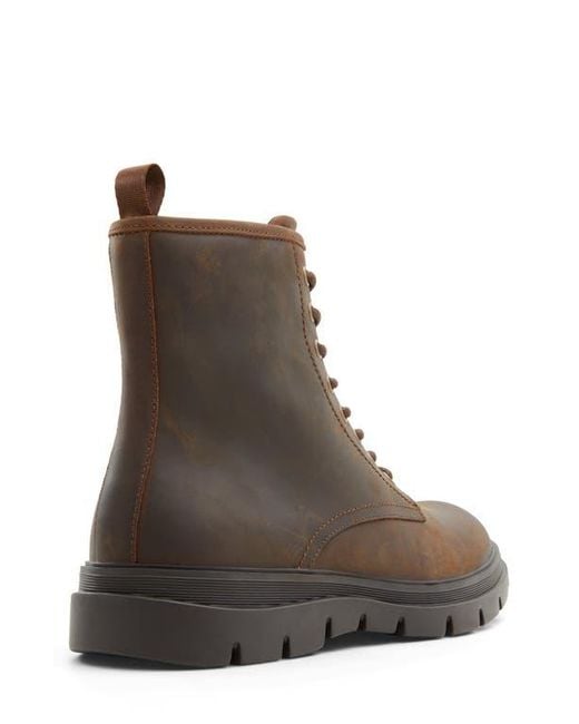ALDO Brown Graveldiver Waterproof Combat Boot for men