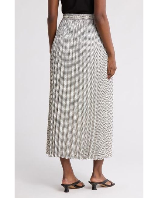 Max Studio Multicolor Pleated Maxi Skirt