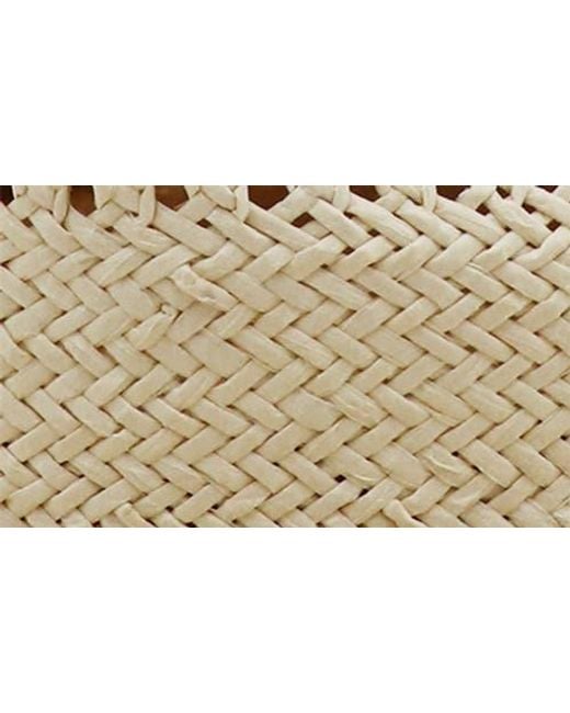 Bruno Magli Natural Packable Vented Fedora Hat for men