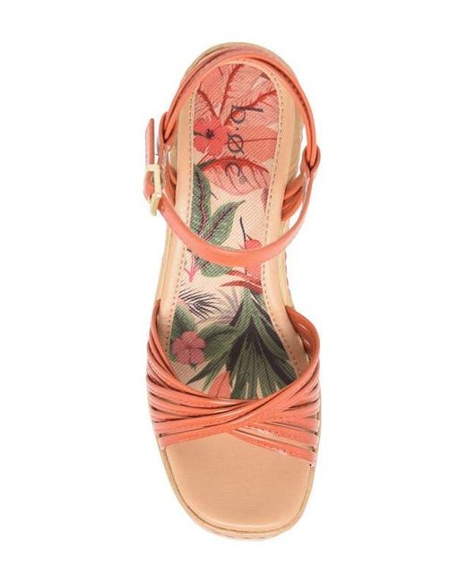 B O C BY BØRN Pink Catalina Platform Wedge Sandal