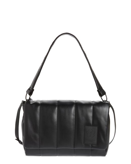 Ted Baker Jamye Quilted Faux Leather Handle Crossbody Bag In Black At Nordstrom Rack