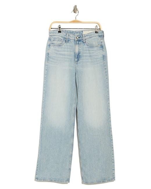 Rag & Bone Blue Cloud Lori Wide Leg Jeans