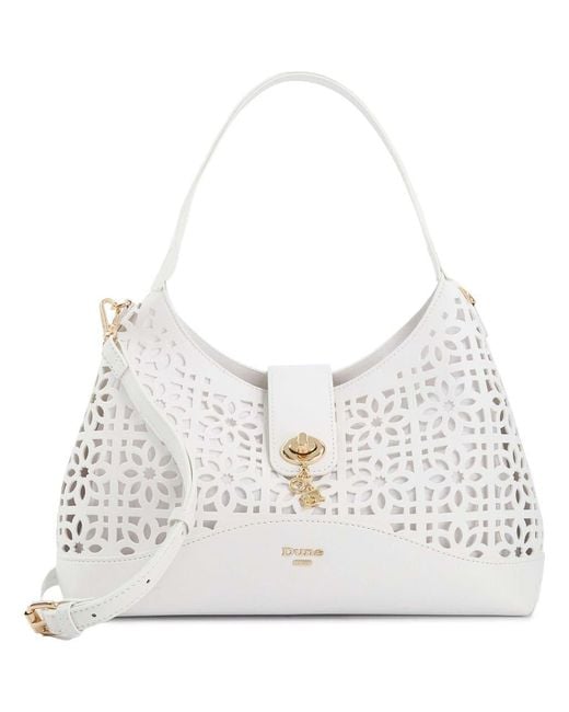 Dune White Dlaser Shoulder Bag