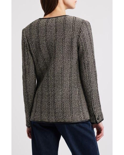 Rag & Bone Gray Barlet Cotton Tweed Jacket
