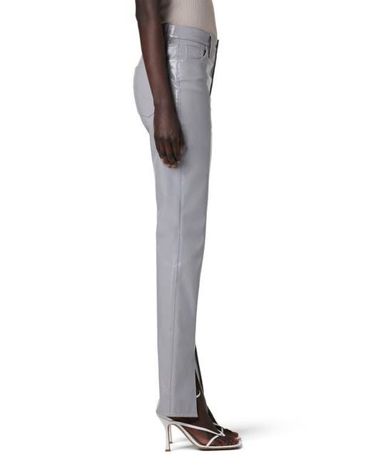 Hudson Gray Harlow Ultrahigh Waist Split Hem Bootcut Jeans