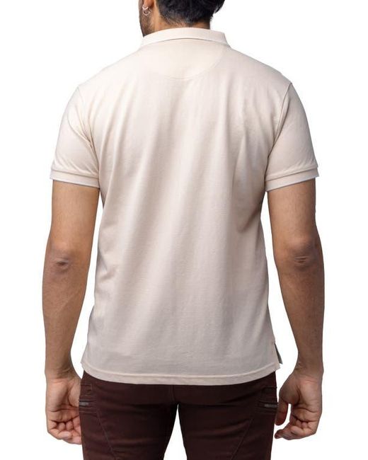 Xray Jeans White Piqué Knit Polo Shirt for men