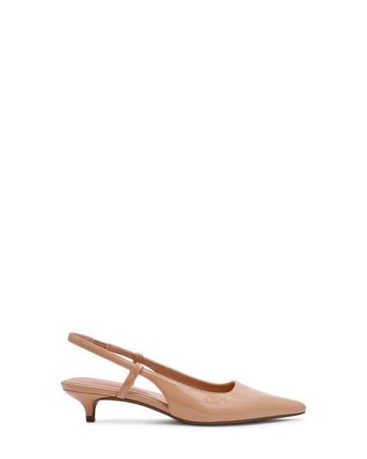 Anne Klein Brown Shorty Slingback Pump