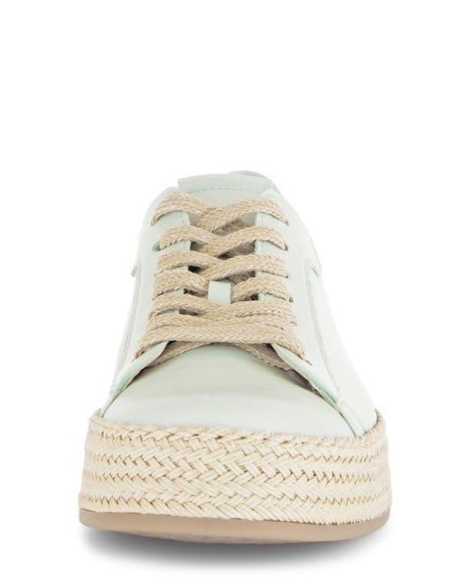 Gabor White Platform Sneaker
