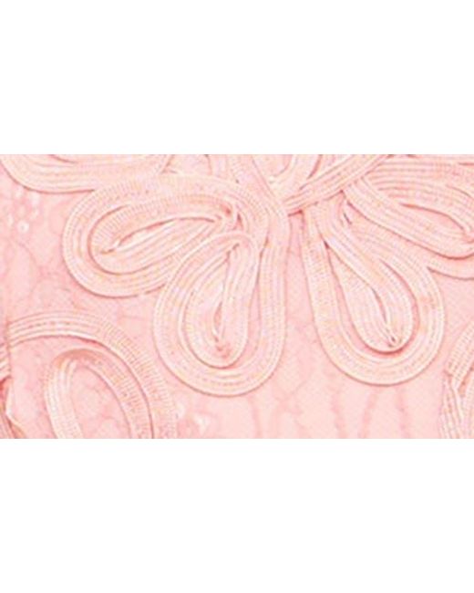 meli soutache cocktail midi dress Meli Soutache Cocktail Midi Dress (Women)