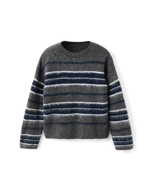 Mango Black Stripe Sweater
