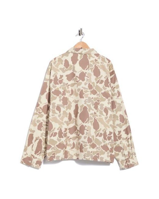 ICECREAM Brown Print Field Shacket for men