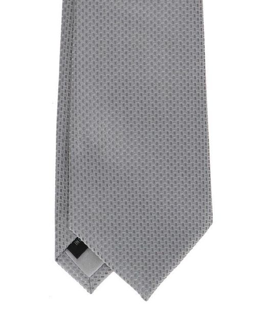 Scotch & Soda Gray Solid Neat Tie for men