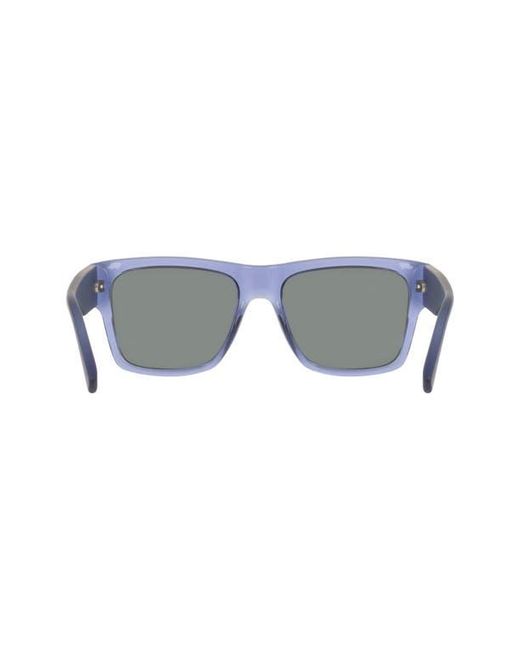 Dragon Blue 56Mm Square Sunglasses
