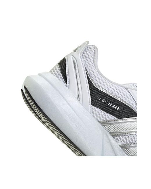Adidas White Lightblaze Glow Sneaker for men