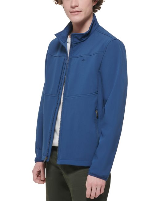 Dockers Blue Water Resistant Soft Shell Jacket for men