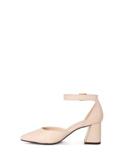 LONDON RAG Natural Myla Pointed Toe Pump