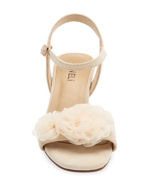 Vaneli Natural Lapis Rosette Sandal