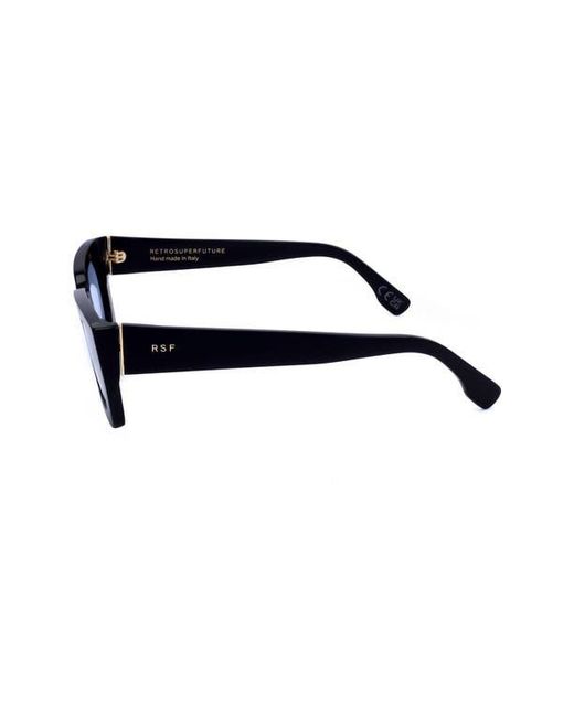 Retrosuperfuture Black 54Mm Rectangle Sunglasses