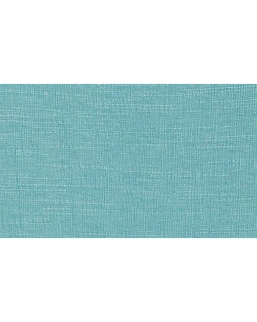 Max Studio Blue Flutter Texture Knit T-Shirt