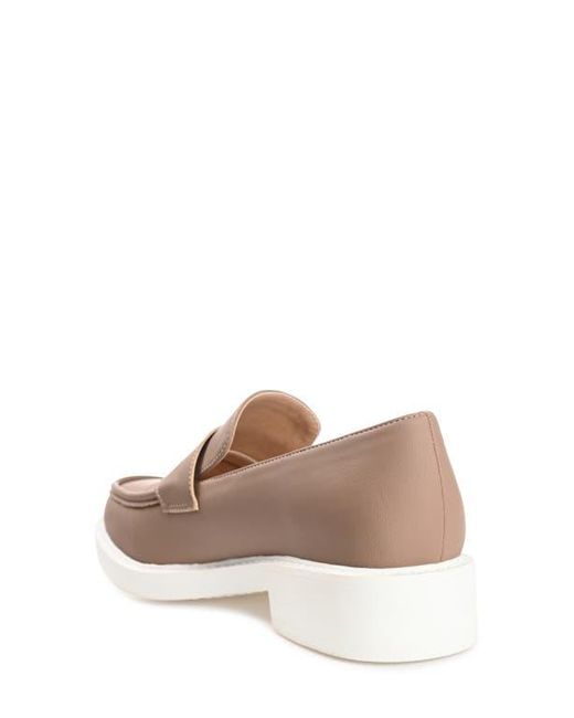 Journee Collection Gray Saydee Tru Comfort Slip-On Loafer