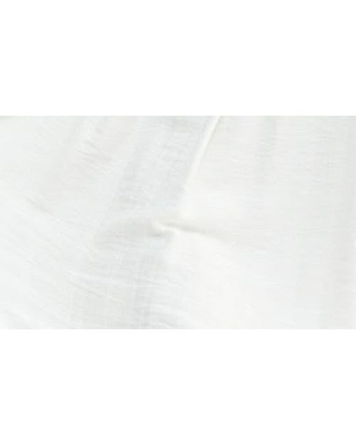 Lush White Contrast Ric Rac Midi Dress