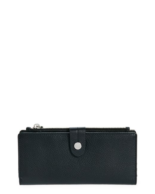 Aimee Kestenberg Black Viliant Slim Leather Wallet