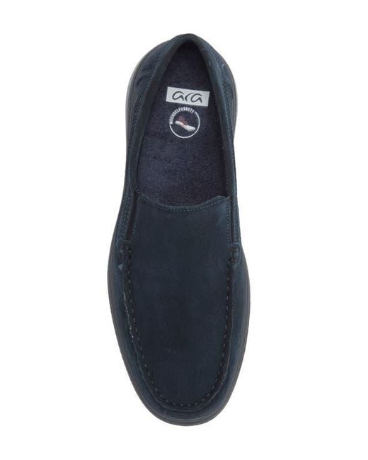 Ara Blue Lagrange Moc Toe Loafer for men