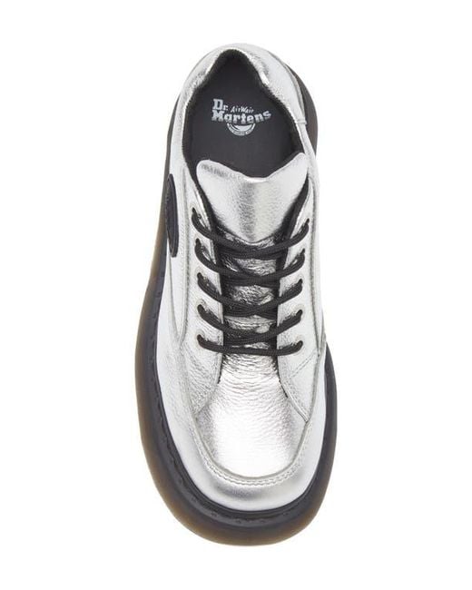 Dr. Martens White Buzz 5I Platform Sneaker