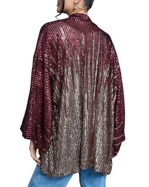 Saachi Brown Sequin Party Duster
