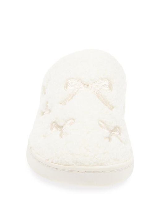 MIA White Cozi Slipper