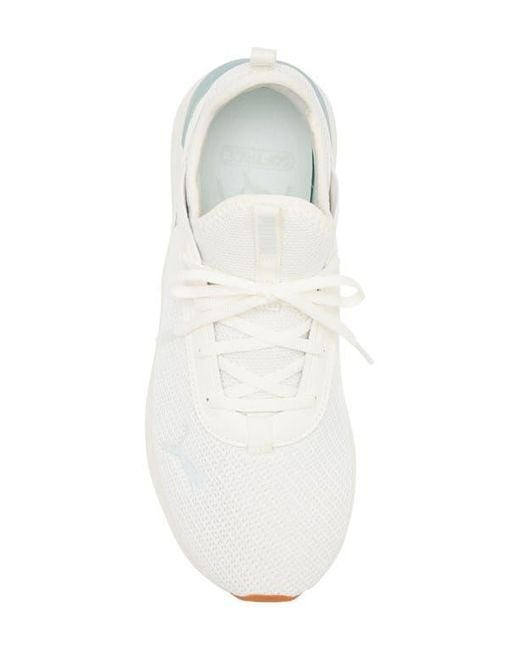 PUMA White Softride Ruby Luxe Sneaker