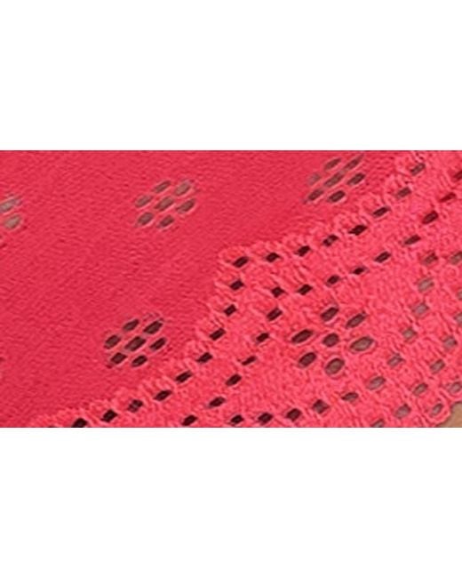 Chikini Skarlett Blue Smitten High Cut Chikini in Red | Lyst