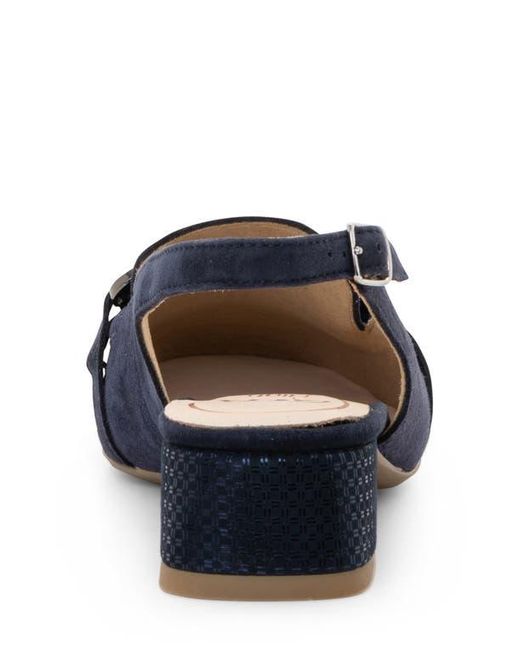 Ara Blue Granada Slingback Pump