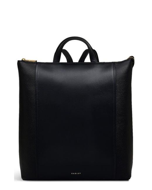 Radley Black Regents Row Medium Leather Backpack
