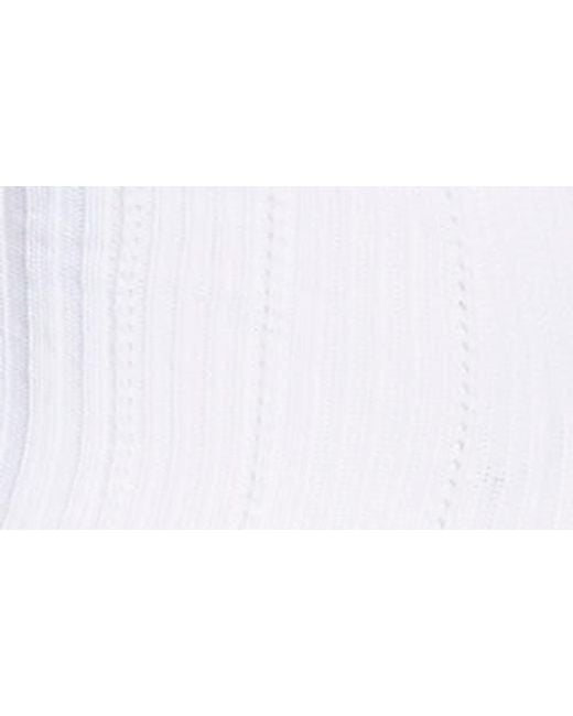Adidas White 3-Pack Ruffle Crew Socks