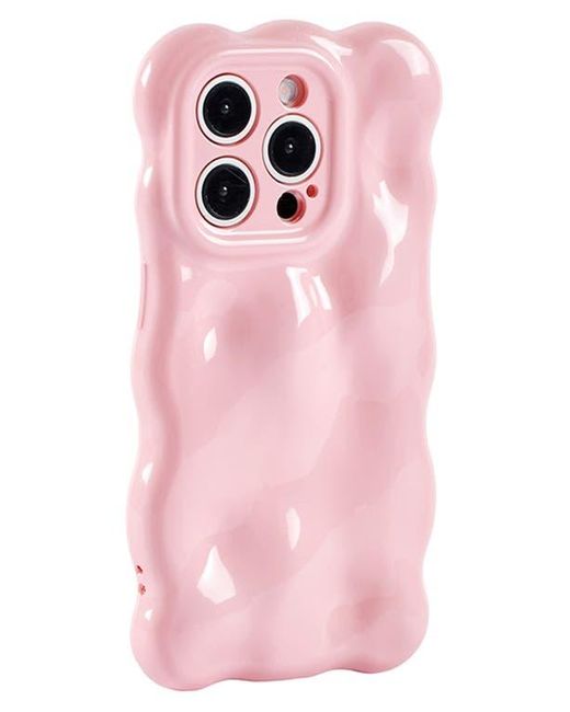 Auramma Pink Bubbles Iphone 15 Pro Case