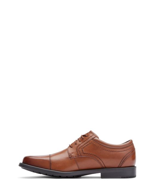 Rockport Brown Isaac Cap Toe Derby for men