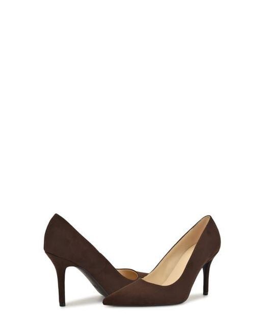 Nine West Brown Gines Pointed Toe Pump