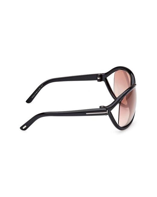 Tom Ford Pink 68Mm Gradient Square Sunglasses