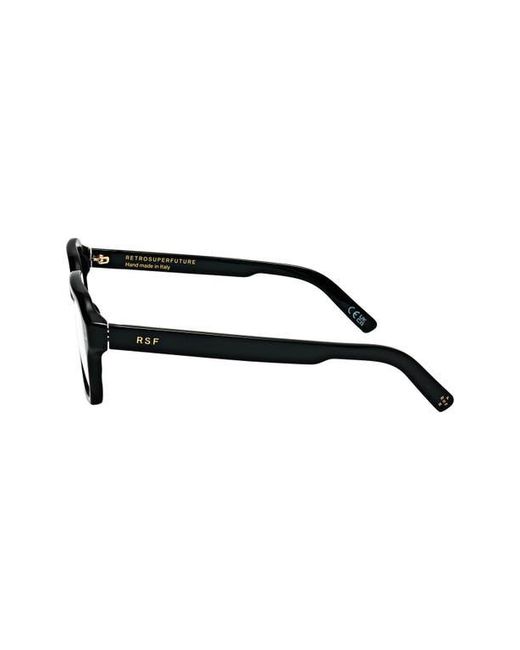 Retrosuperfuture Black 59Mm Rectangular Optical Glasses