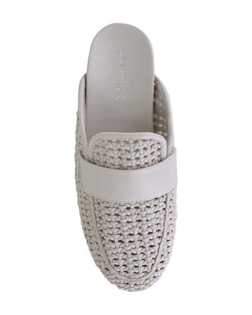 Splendid White Sandra Woven Mule
