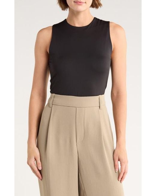 Vince Black Sleeveless Shell Top